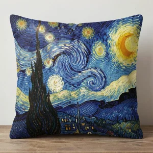 Cojín de la noche estrellada